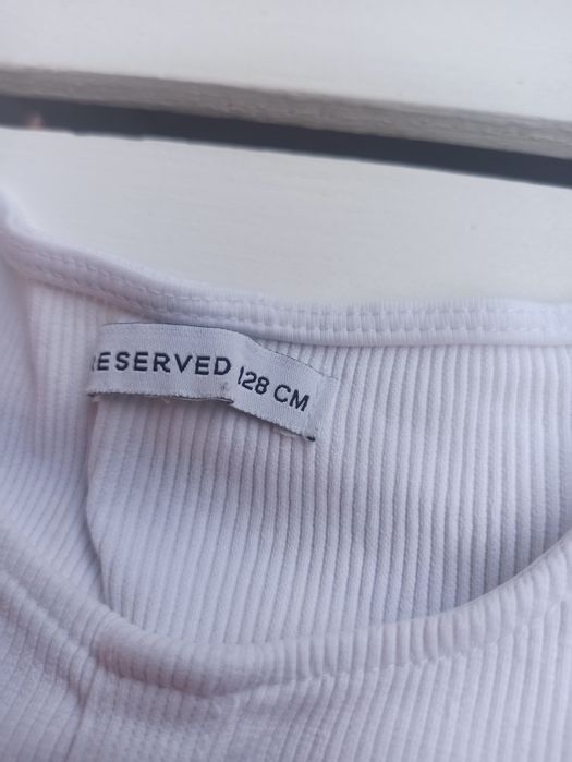 Biała bluzka Reserved r. 128
