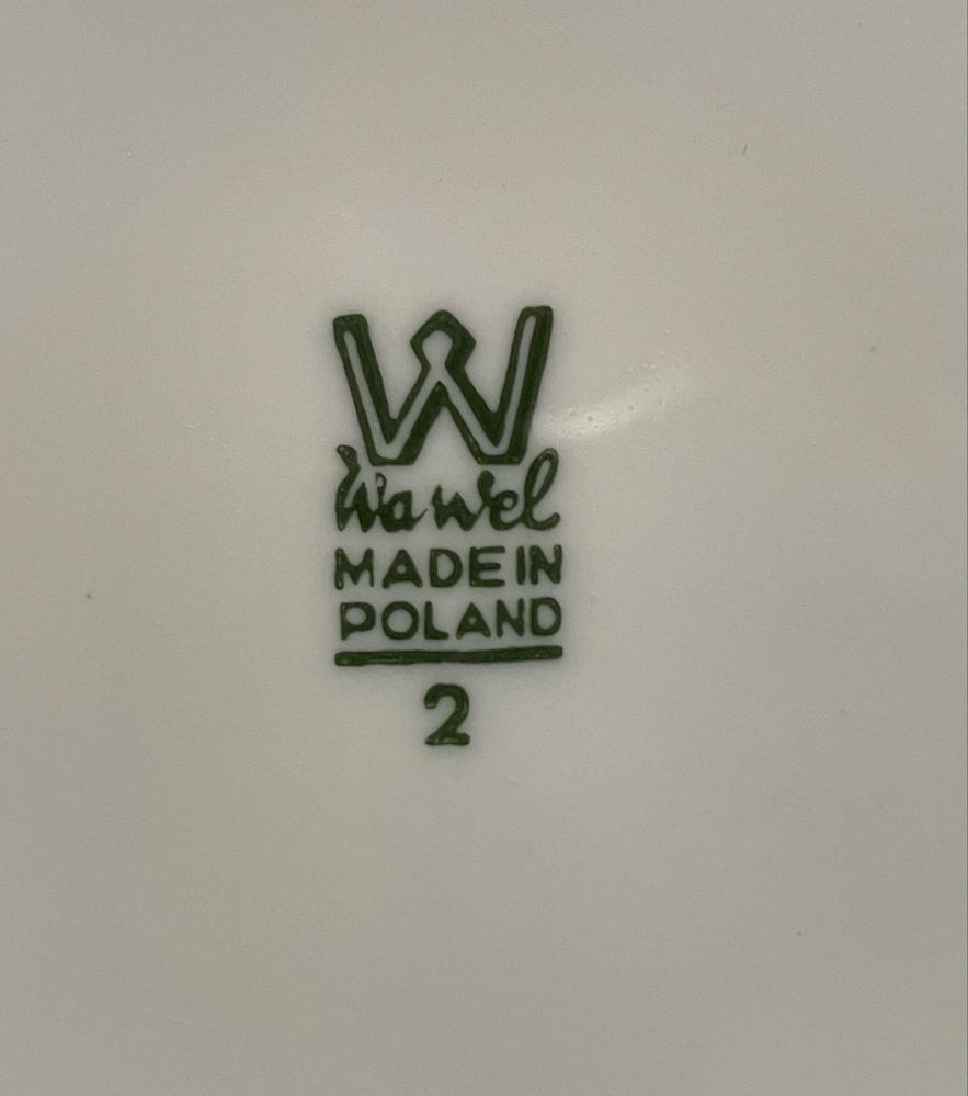 Zastawa talerz talerze wawel