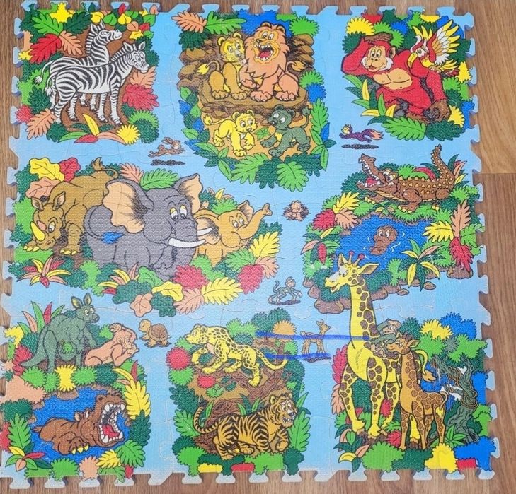 Дитячий пазл- килим 90×90