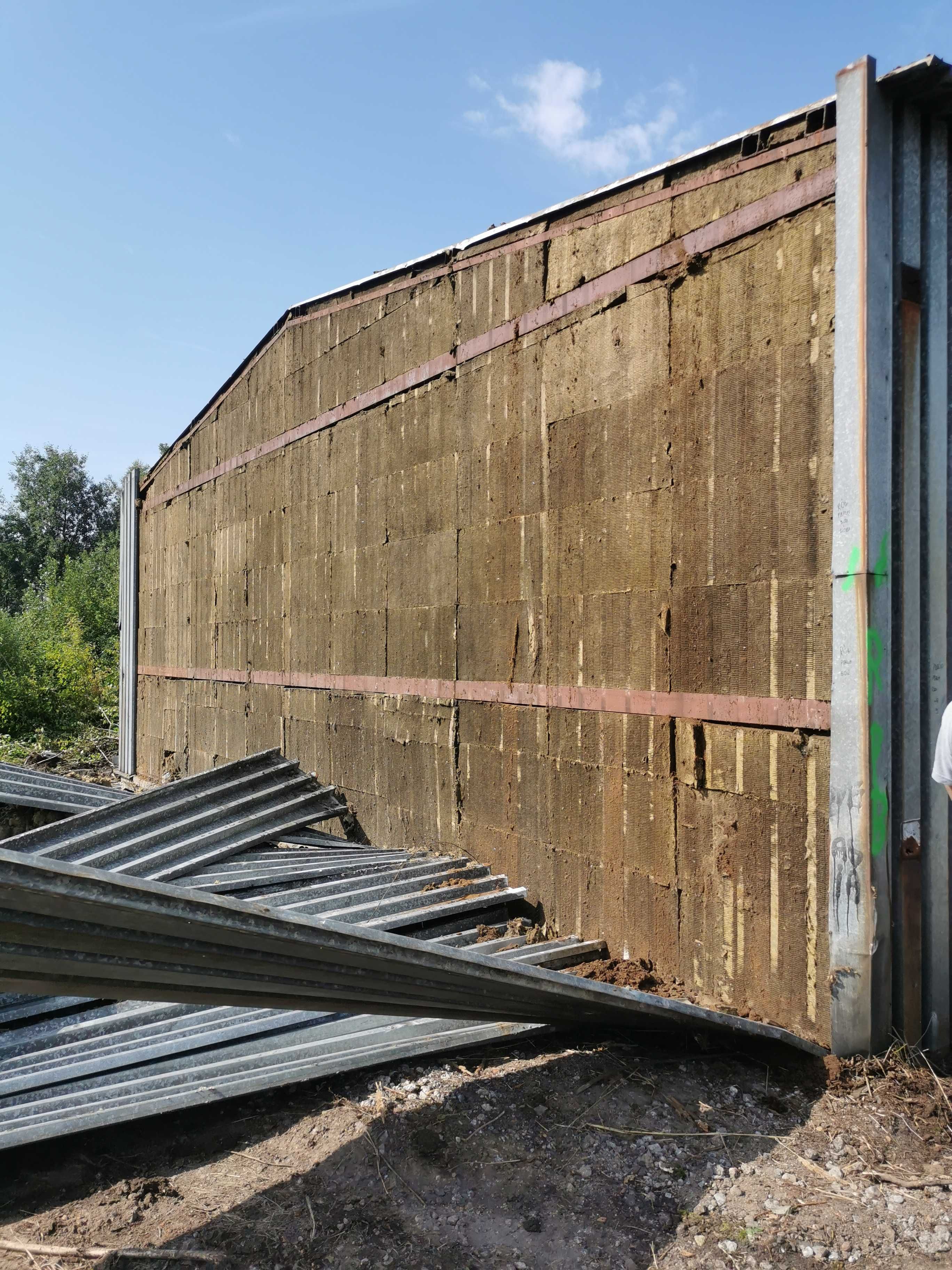 Hala stalowa kompletna Garaż Wiata Konstrukcja Ocieplona 160m2 1