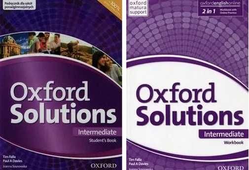 Oxford Solutions Intermediate Student's Book + Workbook