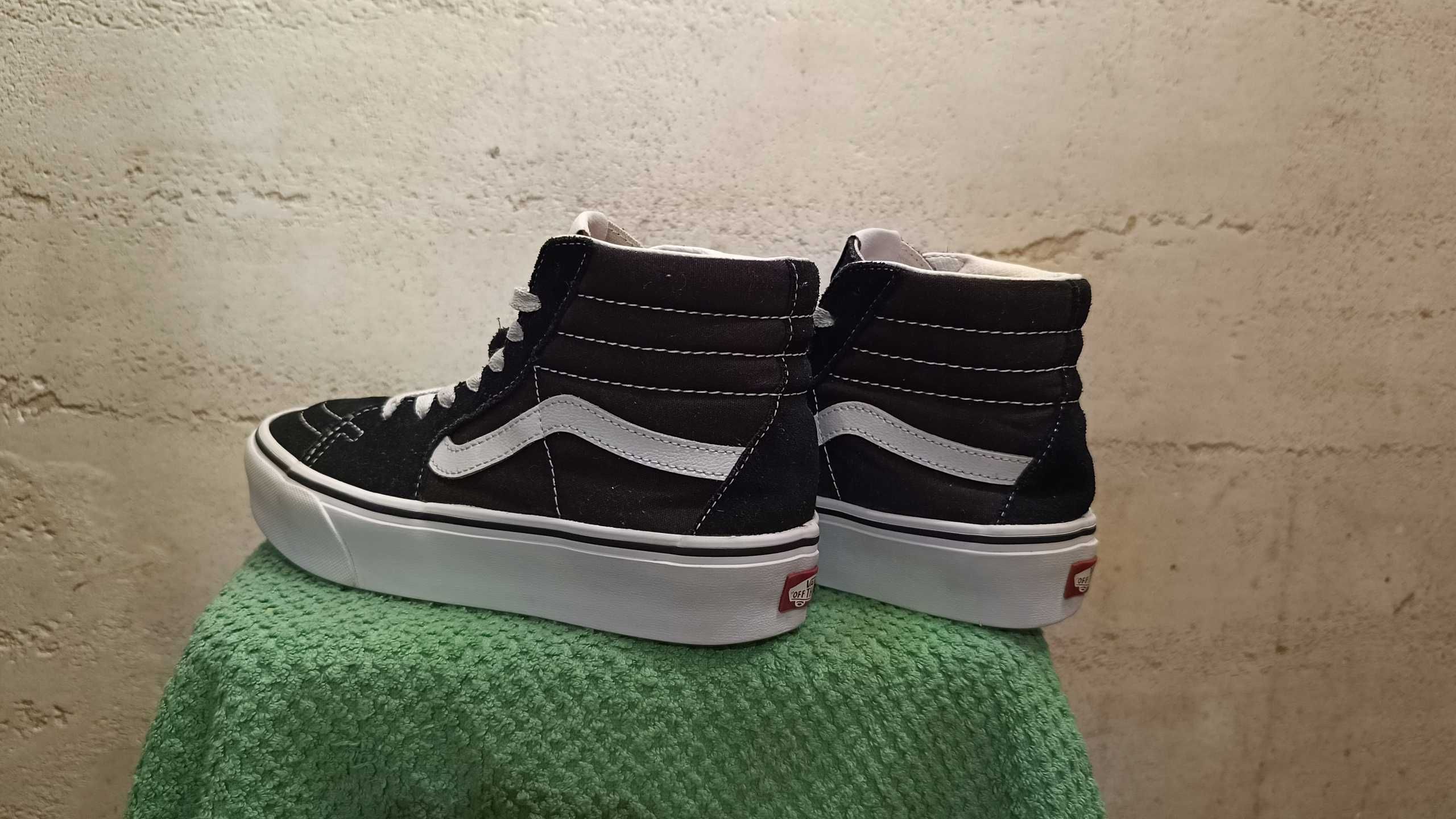Damskie trampki VANS SK8 HI PLATFORM 2.0 r.37,5 skóra stan idealny