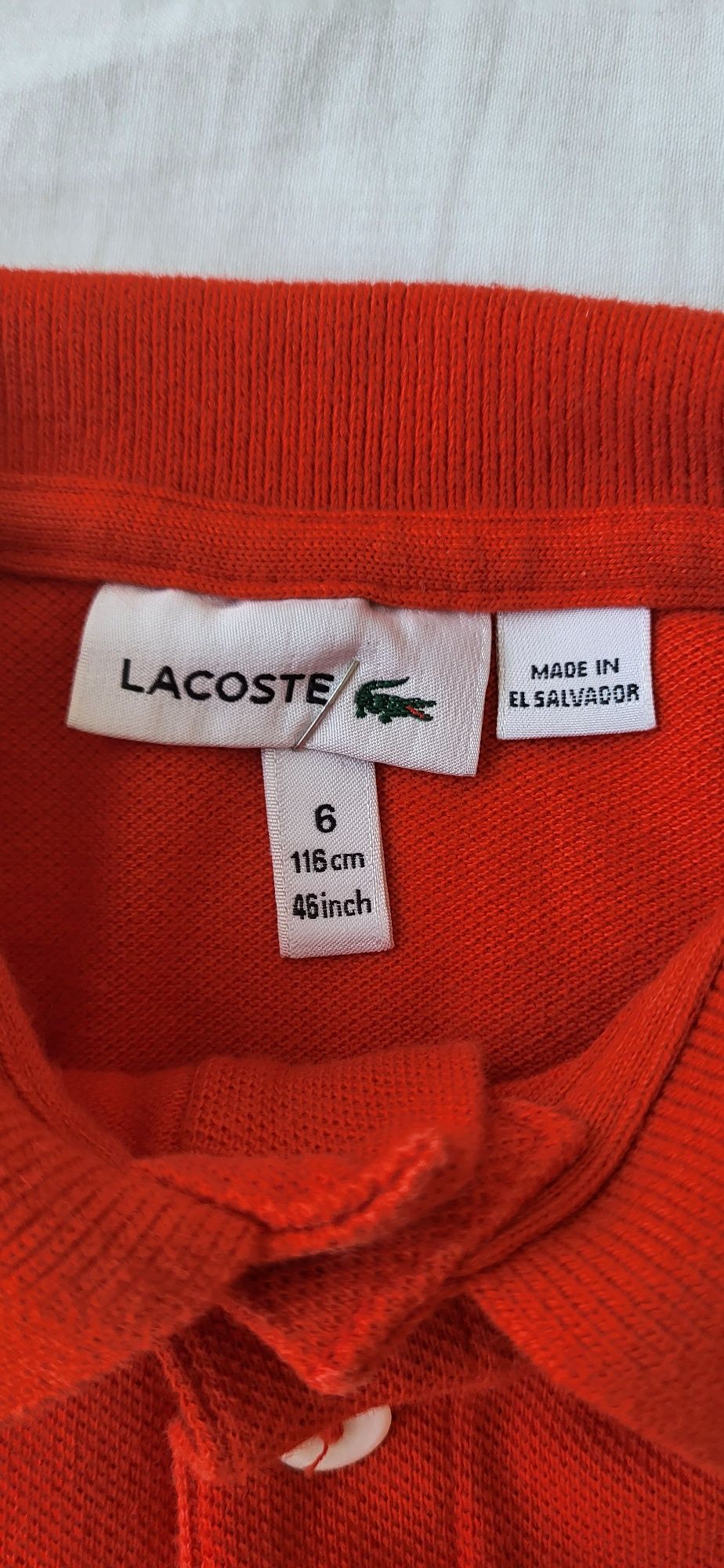Polo chłopięce Lacoste