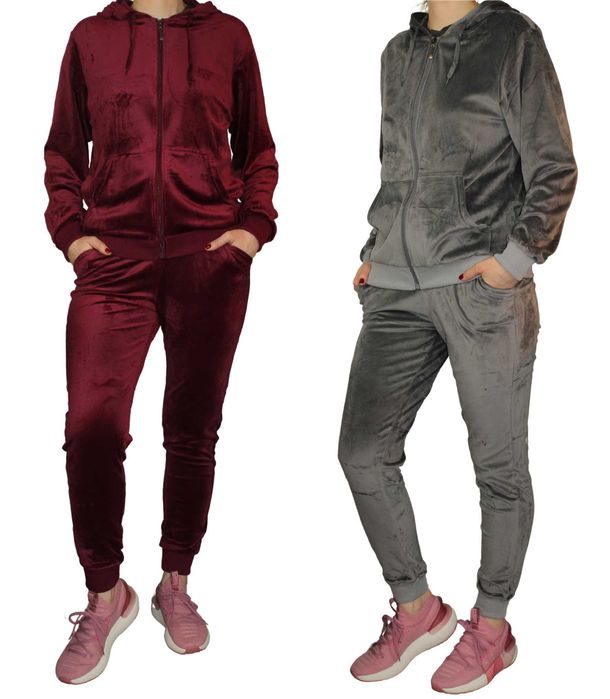 Komple dresowy welurowy damski M - 3XL