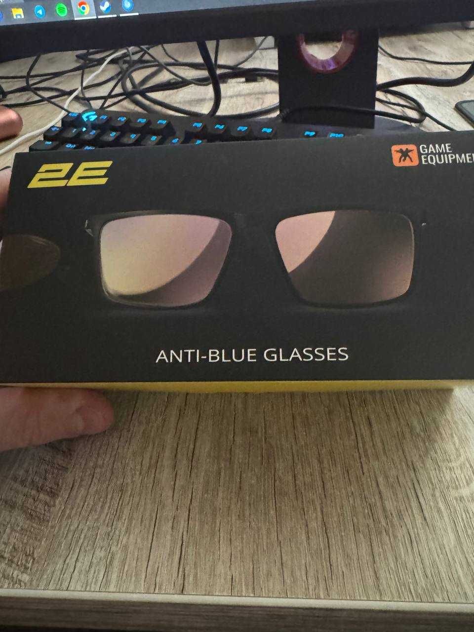 Захисні окуляри 2Е Gaming Anti-blue Black + Kit
