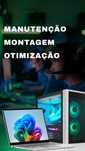 Montagem, manutenção e otimização de pcs.