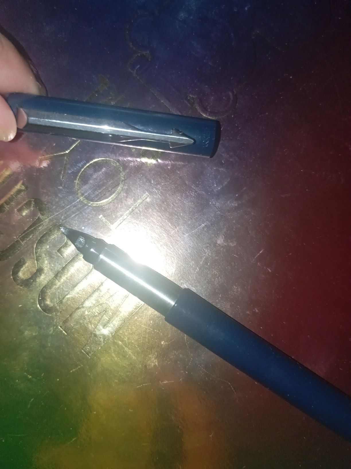 Caneta Parker sem tinta