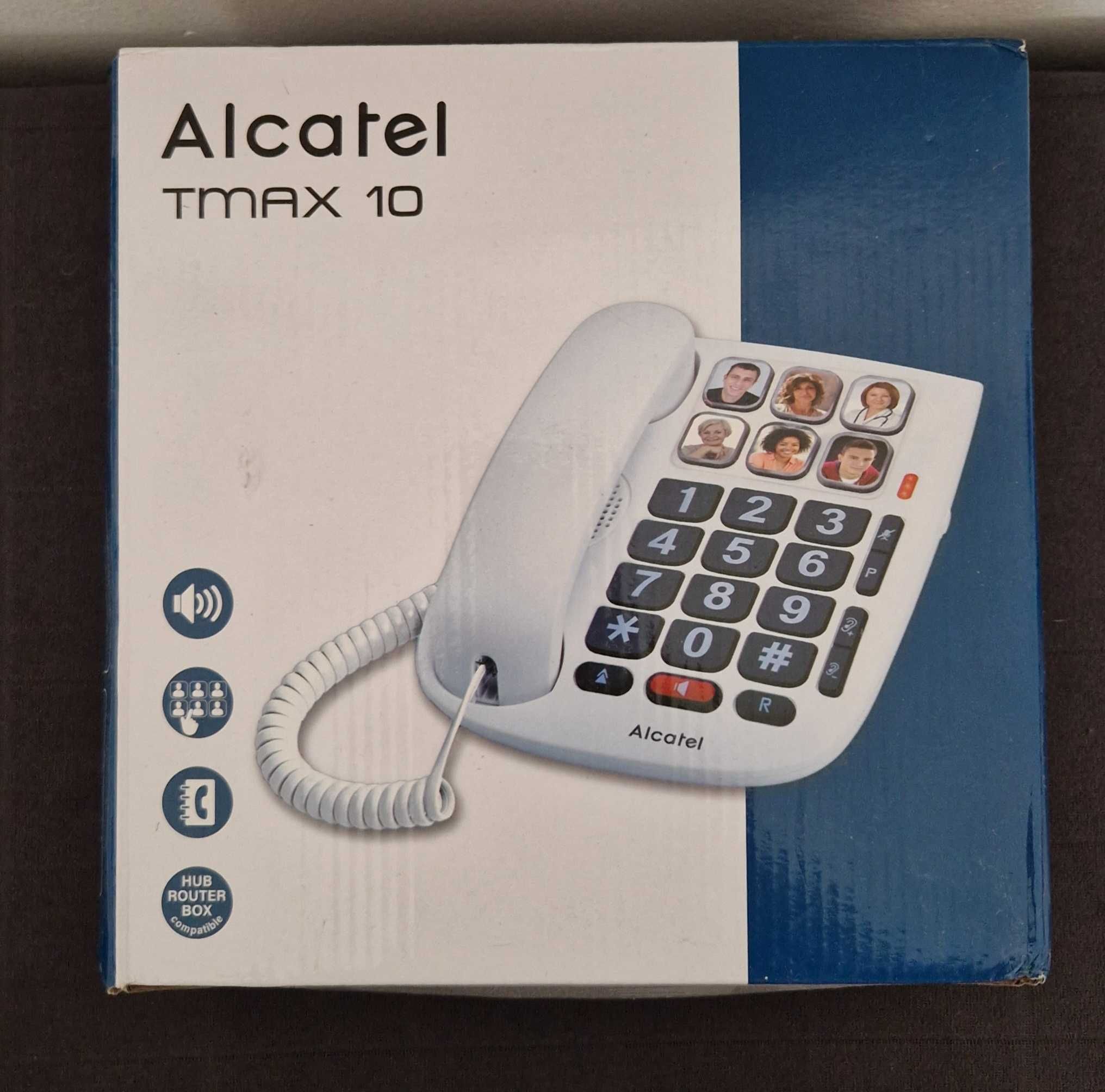 Alcatel T Max 10 Telefon dla Seniorów, Biały