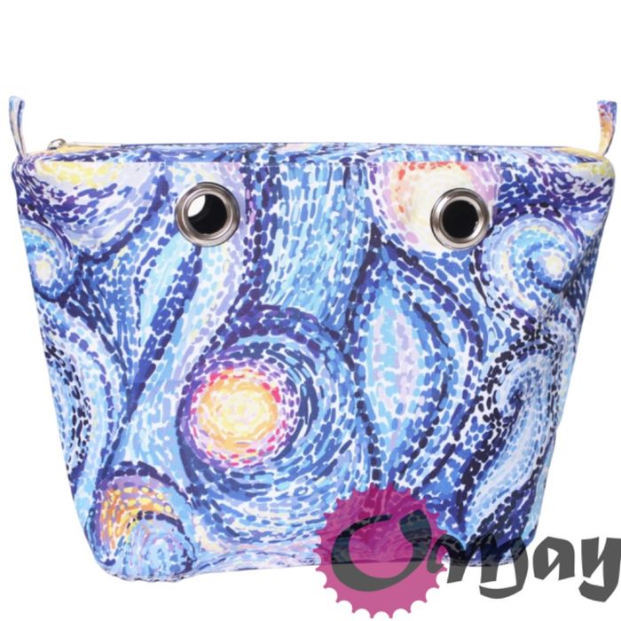 organizer do OBAG MINI van Gogh Gwiaździsta Noc 2 kieszenie VIP OMAY