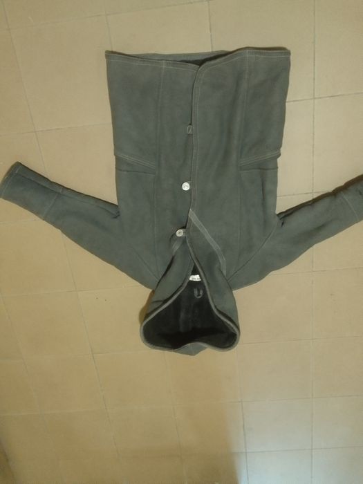 Kożuch damski, gruby "One Way Collection", eco skóra, rozmiar M