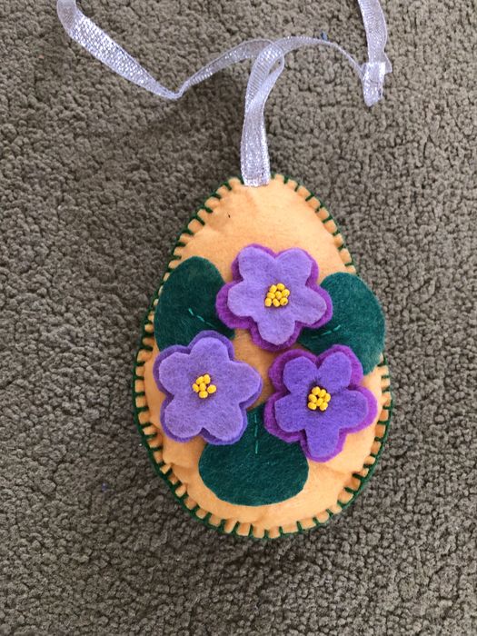 Пасхальний декор з фетру