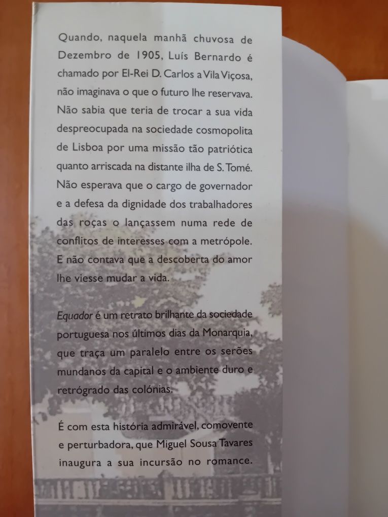 Equador " Miguel Sousa Tavares "