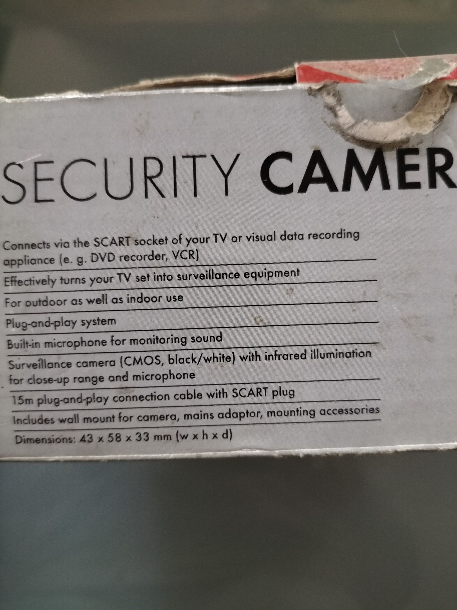 Nowa kamera monitorująca Security camera