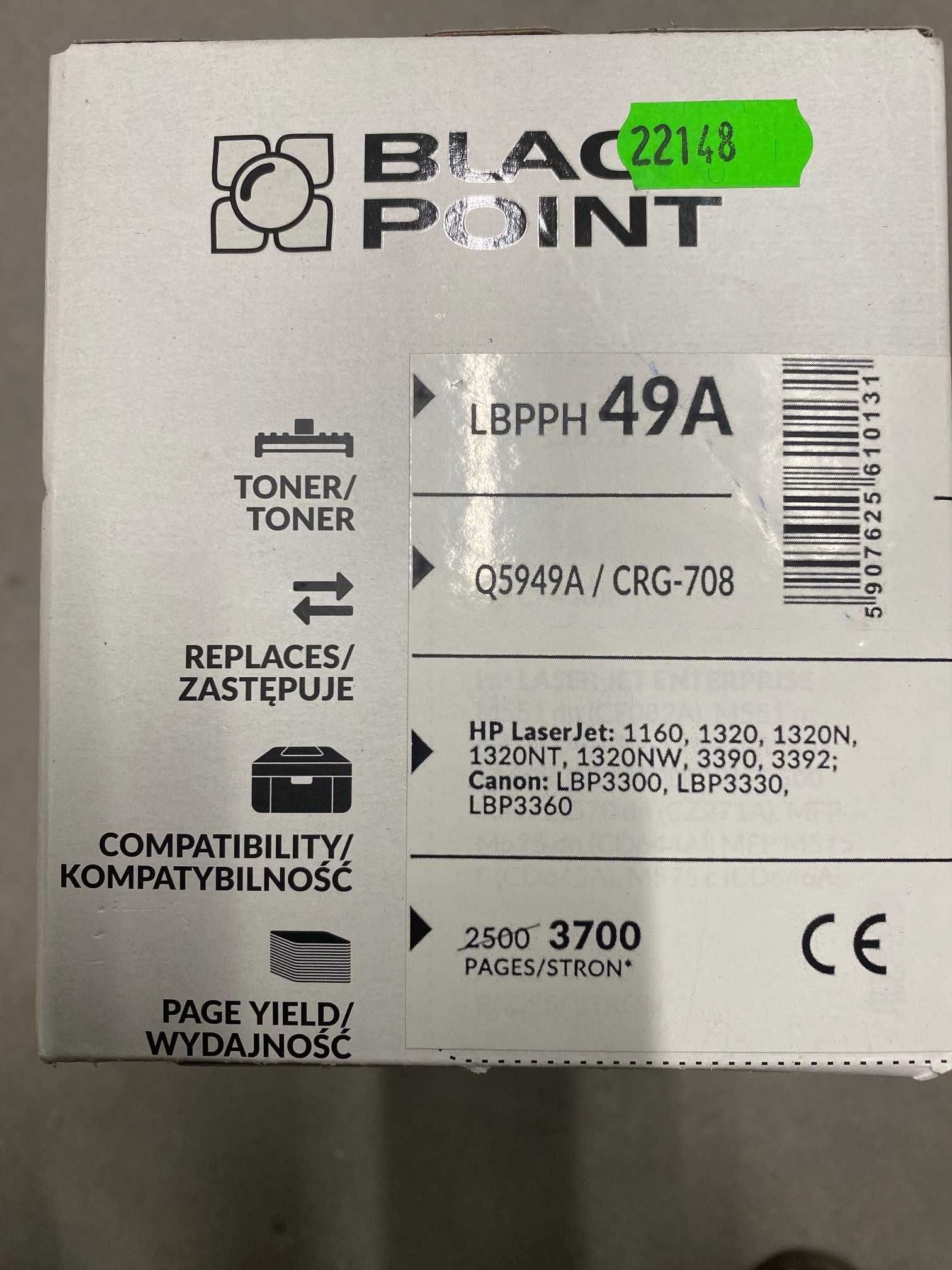 Toner BLACK POINT LBPPH49A do drukarek laserowych HP