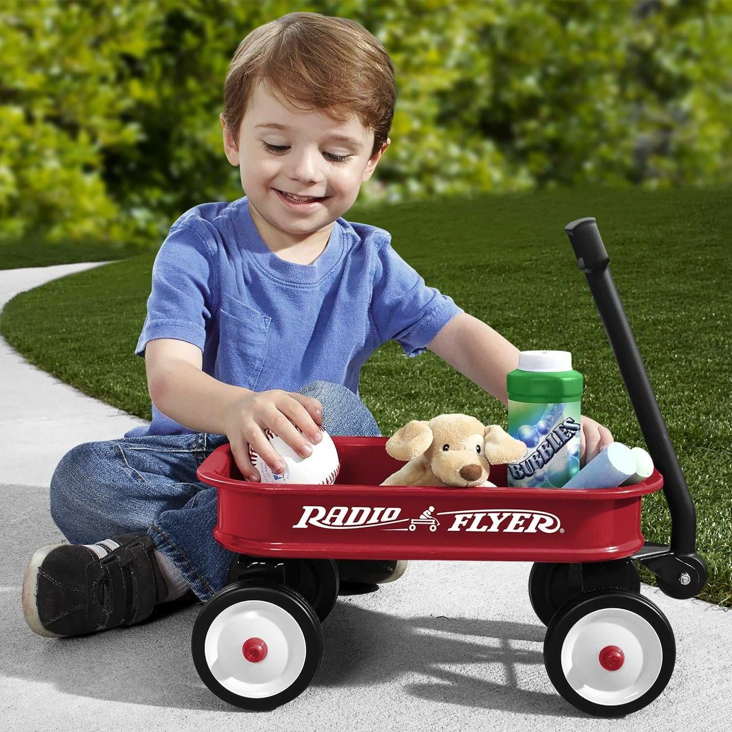 Drewniany Pchacz/Wózek Radio Flyer Classic Walker Wagon
