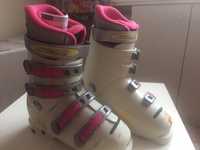 Buty narciarskie białe dla kobiety
