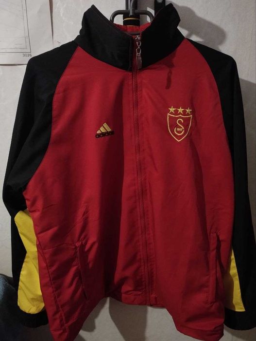 Adidas Galatasaray куртка (оригинал, Италия, 100% хлопок)