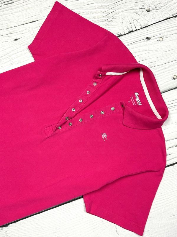 Bergans Koszulka Polo Damska Trekkingowa Zapinana na Napy Logo r. XL