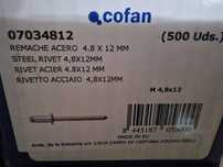 Nity Stalowe cofan 4,8x10 500 szt