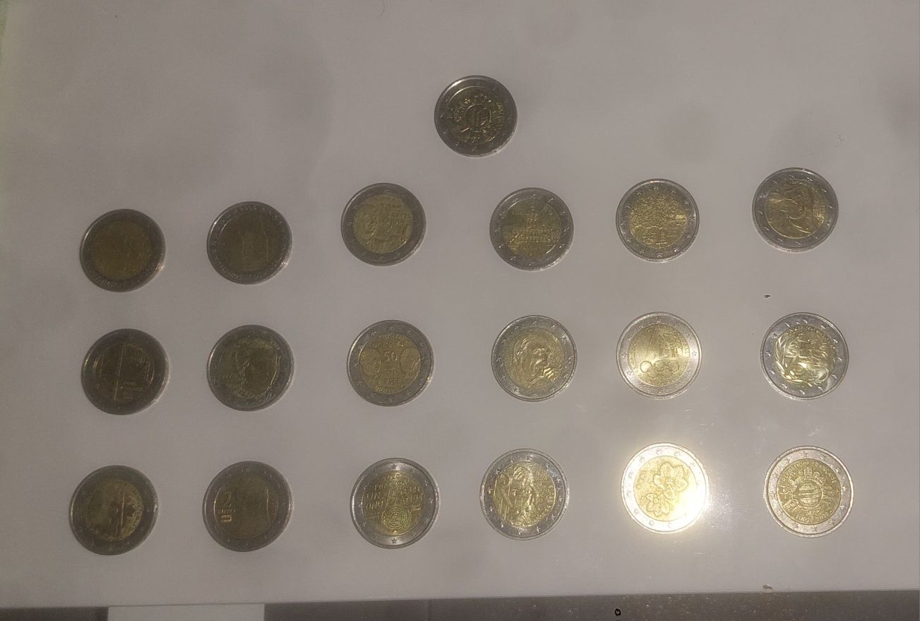 moedas de 2 euro raras e valiosas
