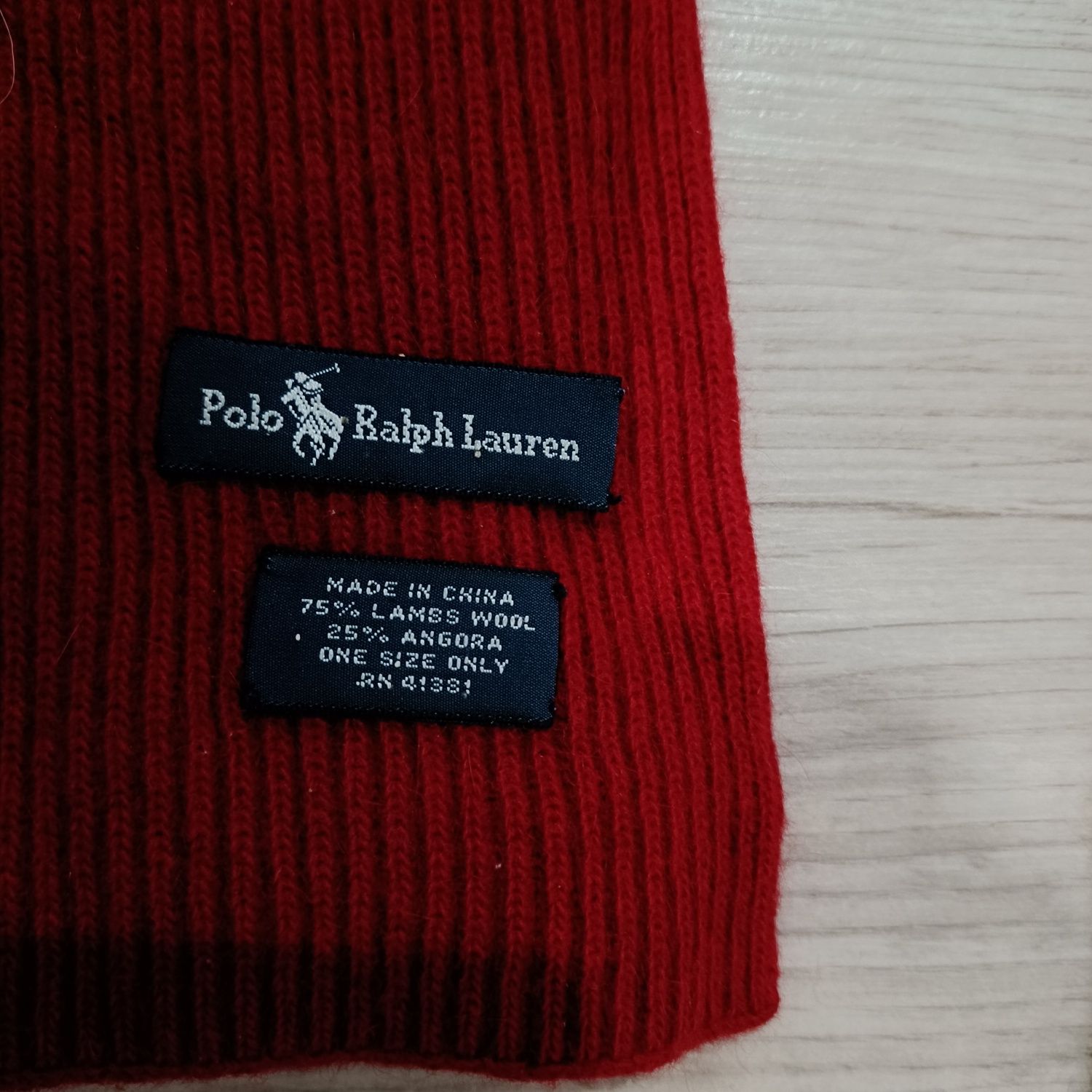 Szalik Polo Ralph Lauren wełna