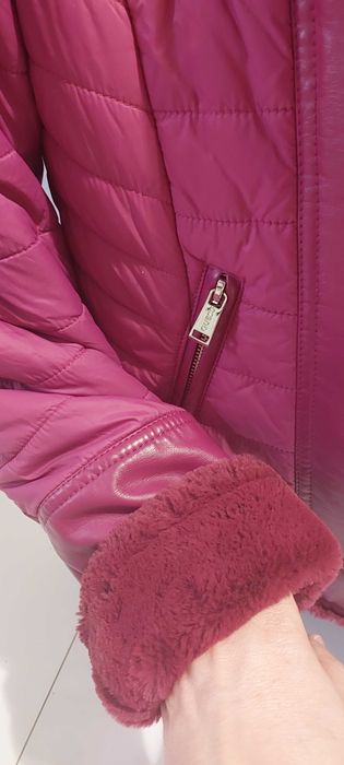 Куртка/шубка 2в1, Guess оригін, двохстороння. Розмір М/С.