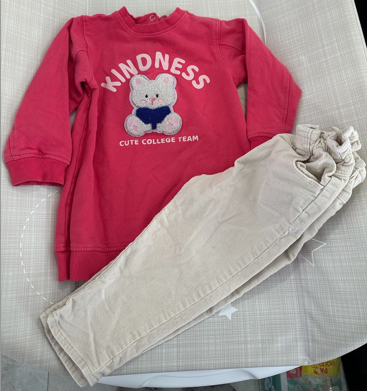Calças ZARA + Camisola (12-18M)