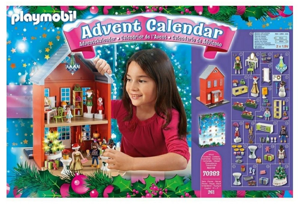Kalendarz adwentowy playmobil 70383 wielkidomek z wyposażeniem