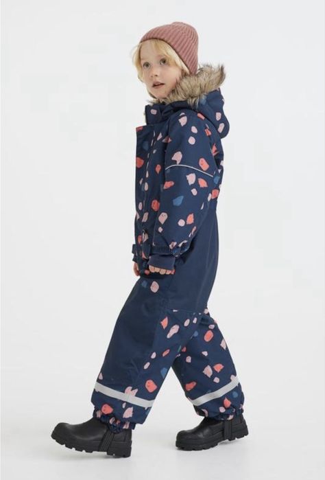 Зимовий комбінезон на дівчинку H&M 4-6 роки зріст 110/116 см