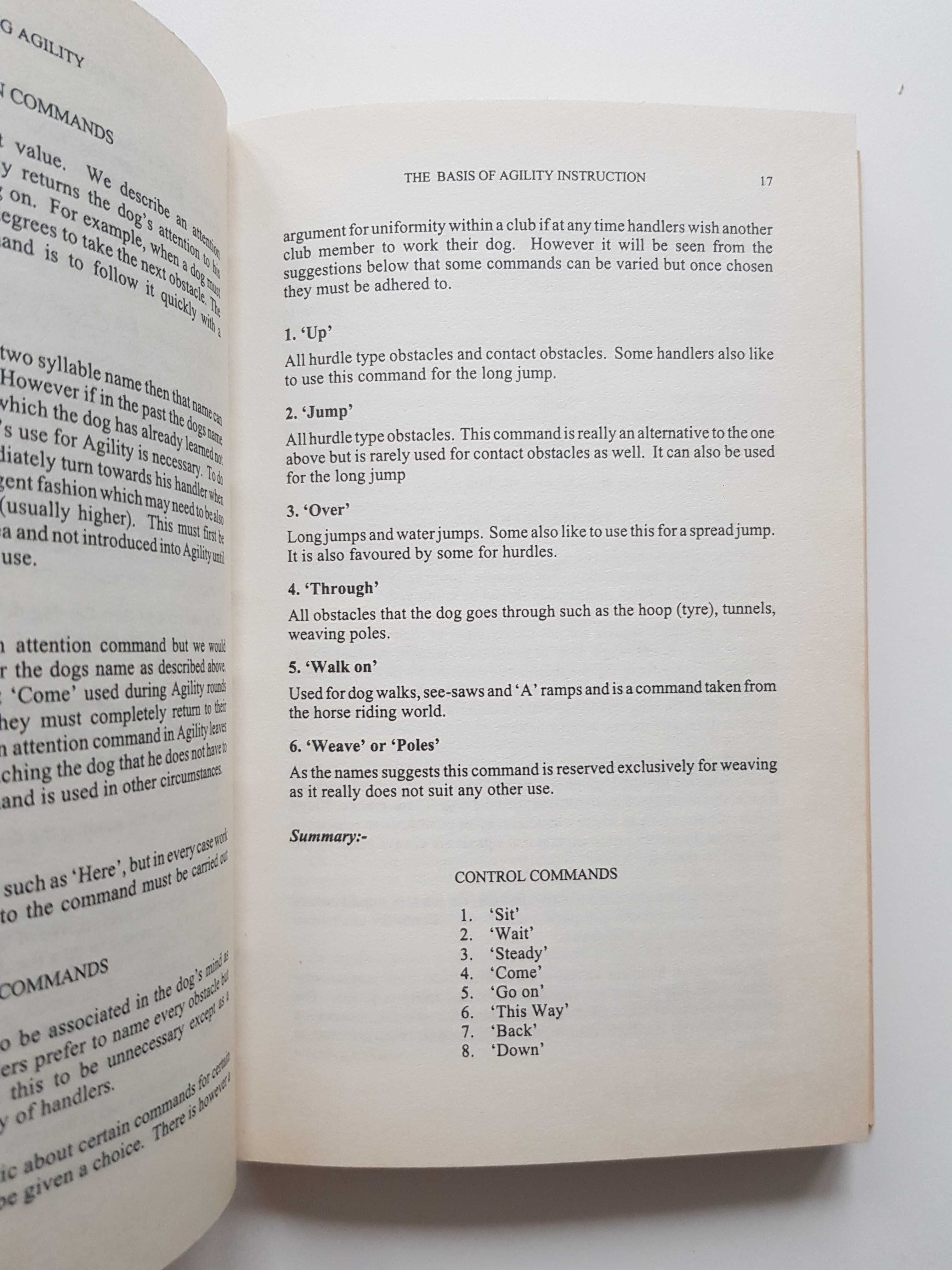 2x Livros de Treino Agilidade Canina (Inglês)