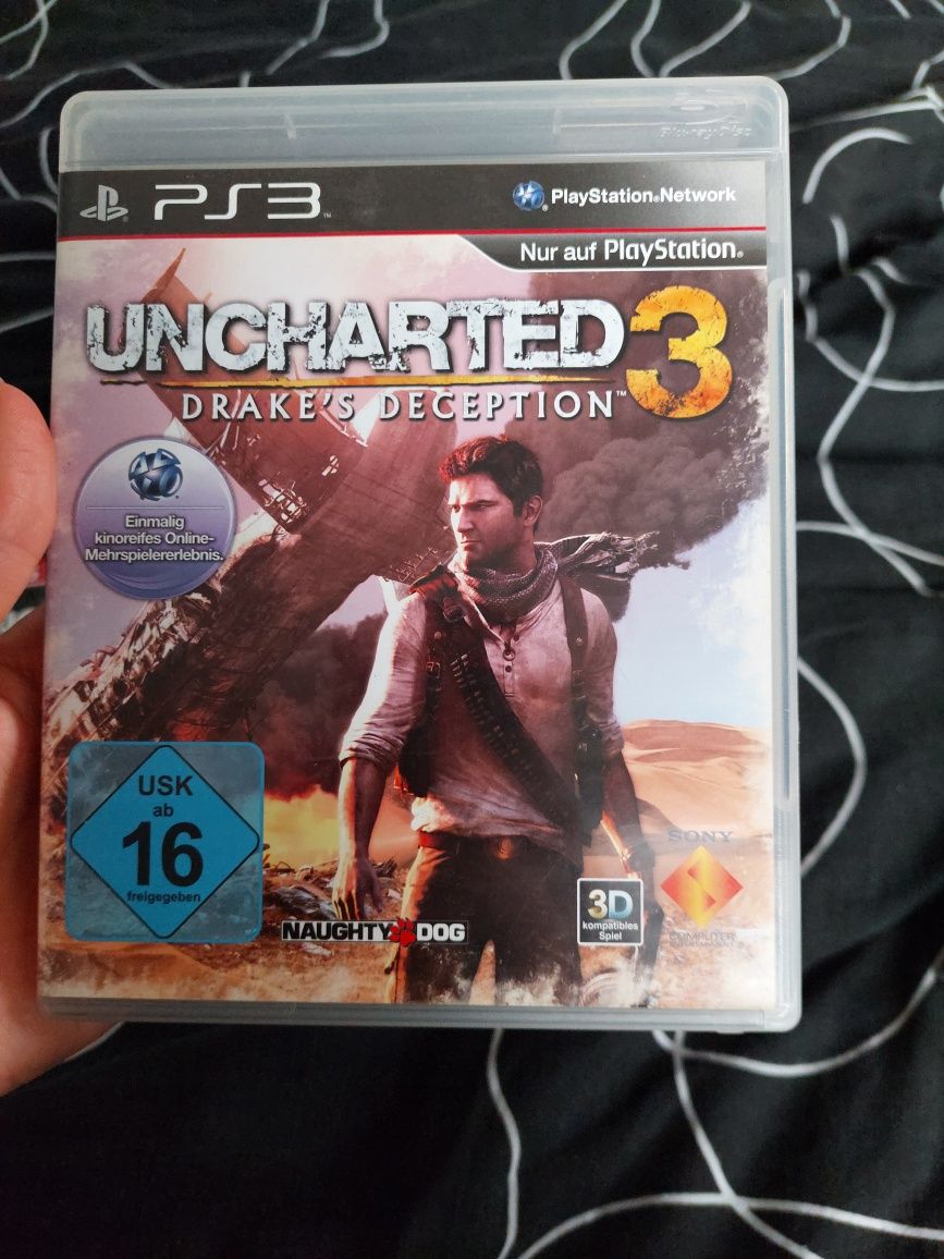 Gry uncharted PS3 trylogia