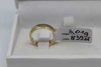 złota obrączka 585 14K 3,01 gram Rozmiar 9 NOWA Okazja