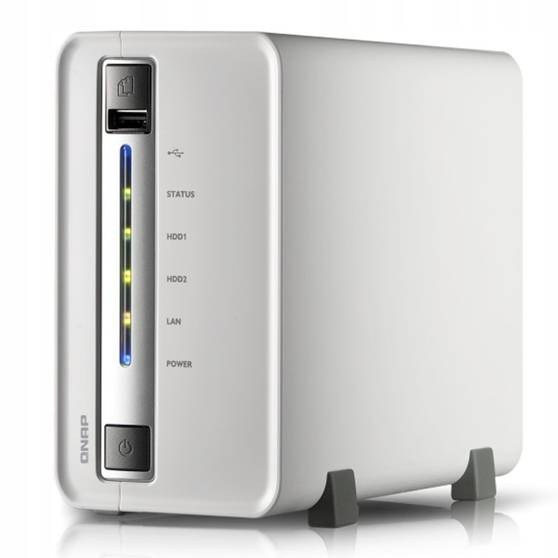 QNAP TS-212P NAS-System 1,6GHz 512MB RAM 2xBAY
QNAP TS-212P NAS-System