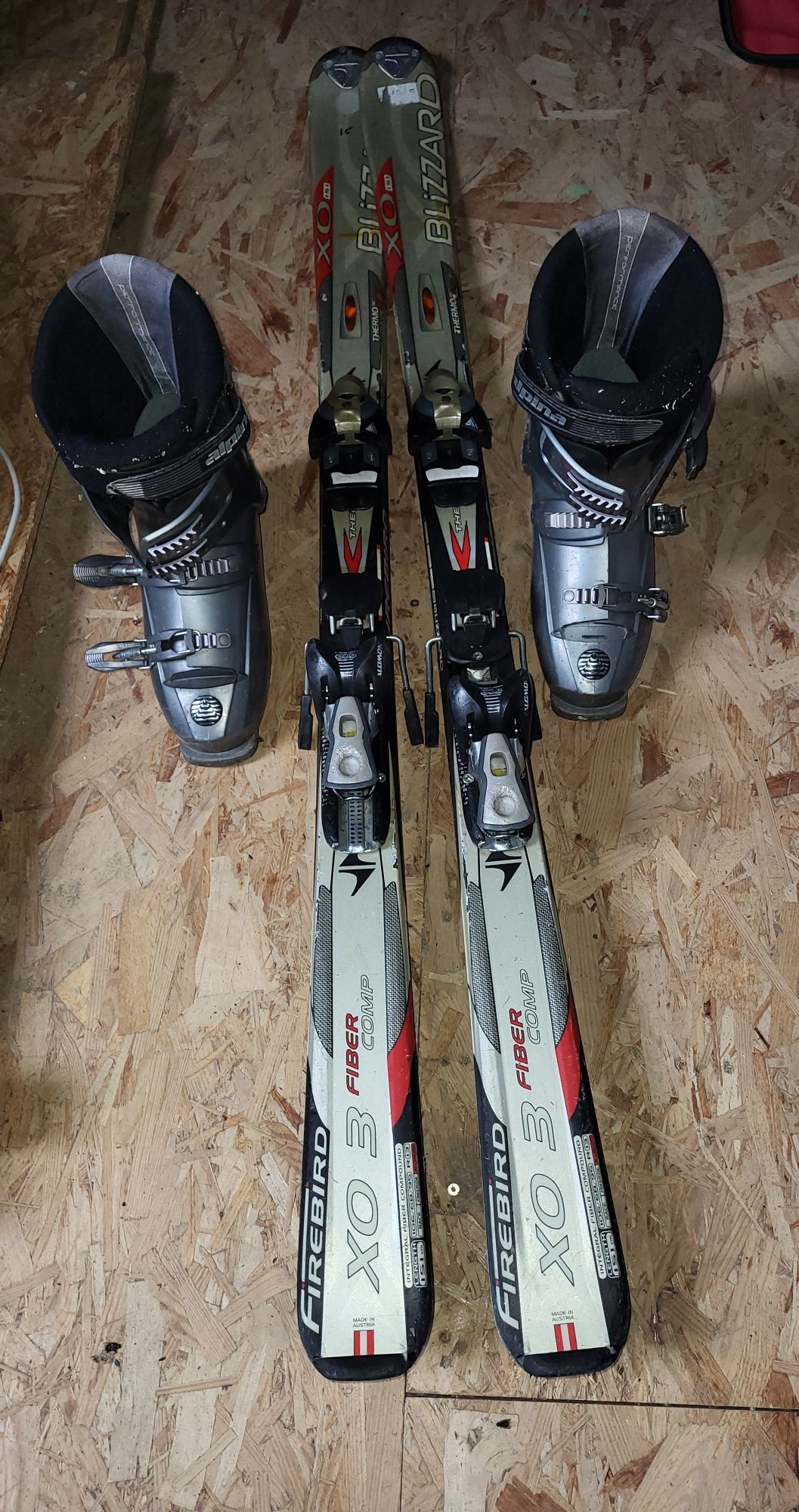 Komplet narciarski Narty i buty
