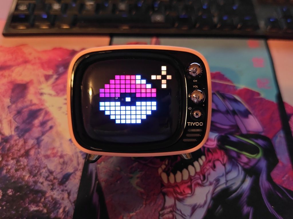 Divoom Tivoo - jak nowe, głośnik bluetooth Smart, Pixel art ekran LED