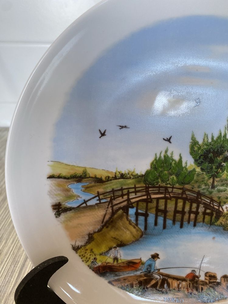 Prato de porcelana