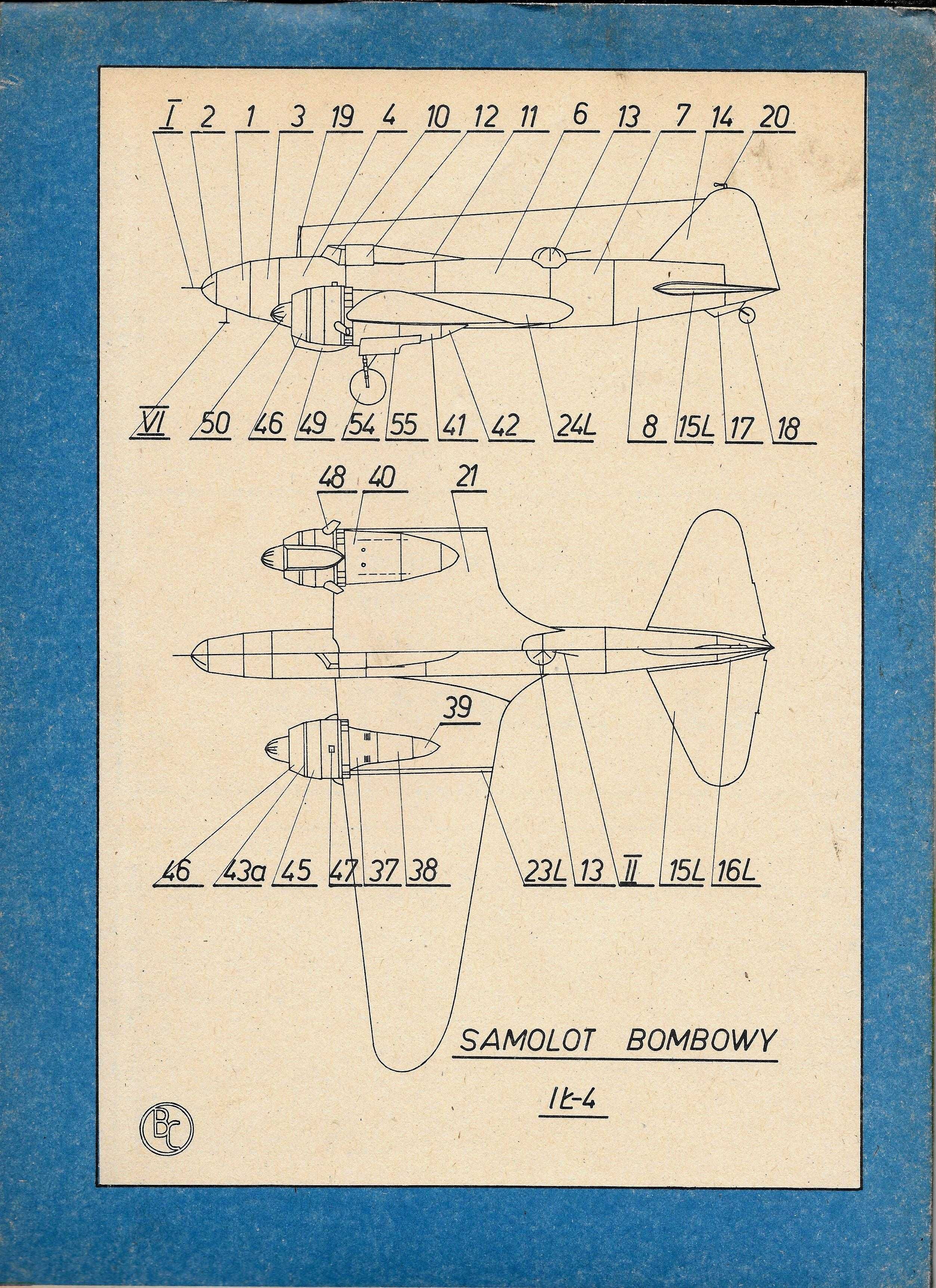 Mały Modelarz 10 1988 IŁ-4 bombowiec model 1:50