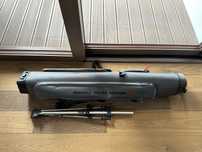 pokrowiec na 3 wędki mikado 150 cm ze stelarzem