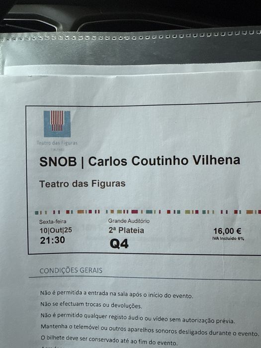 Bikhete snob cc vilhena faro