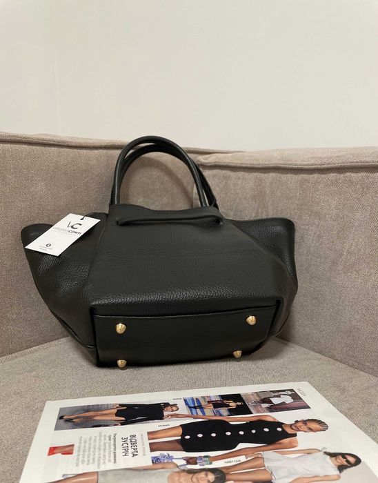 Італійська шкіряна сумка-тоут шопер Нова колекція