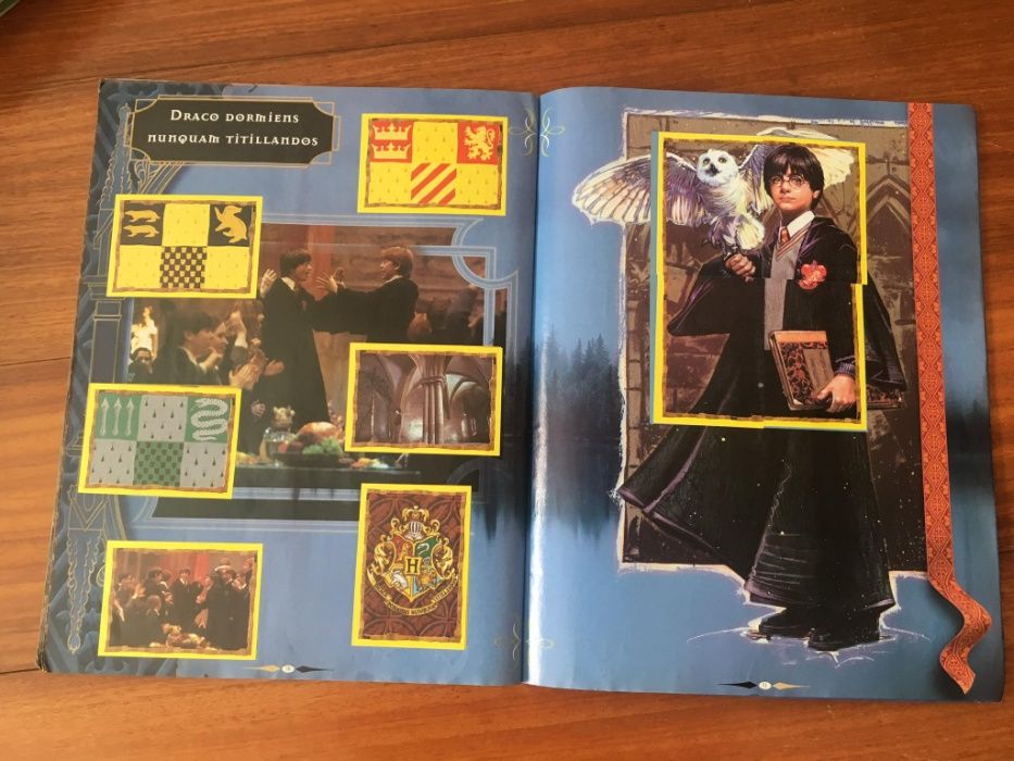 Caderneta Harry Potter e a Pedra Filosofal - Coleção Cromos Panini