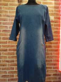 Jeansowa sukienka XL