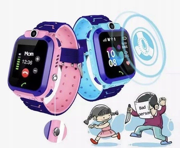 SMARTWATCH ZEGAREK DLA DZIECI lokalizator gps aparat latarka kontakty