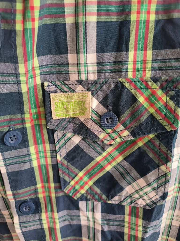Nowa męska koszula Superdry Regular Fit  M