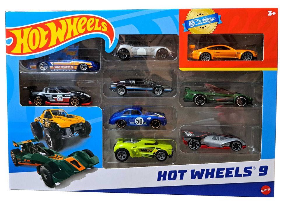 Zestaw pojazdów Hot Wheels 9 szt Autko HOT WHEELS