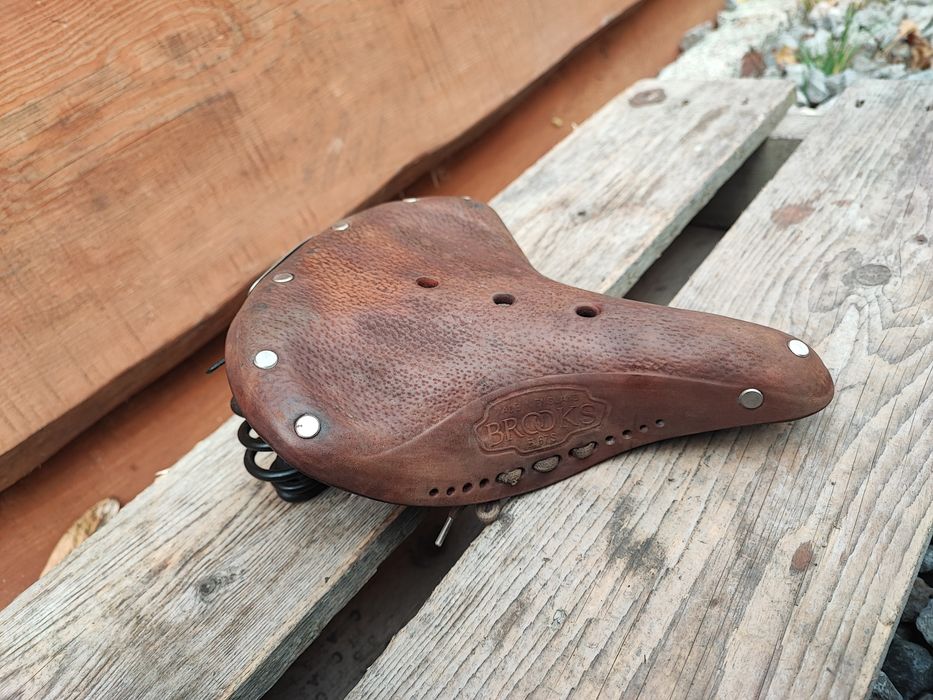 Siodełko rowerowe Brooks B67S skóra Retro MTB