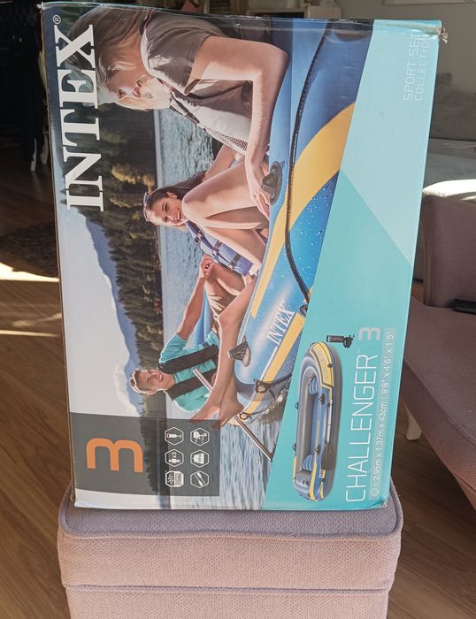Ponton INTEX 3 osobowy, raz użyty