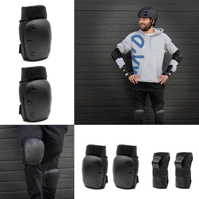 Zestaw nakolanników i ochraniaczy na łokcie i nadgarstki, rozmiar L