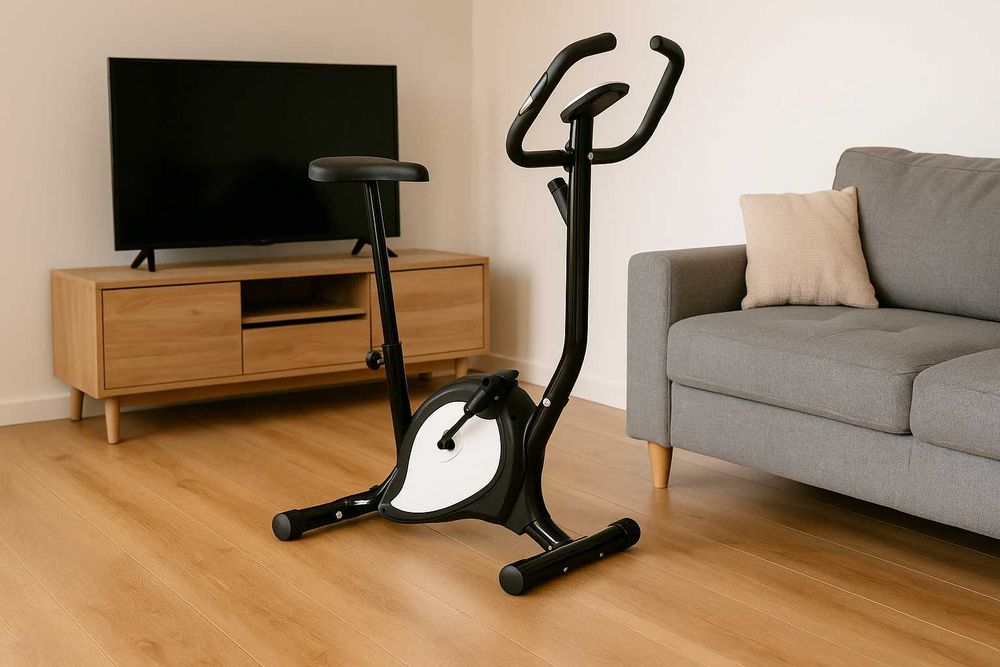 Nowy Rowerek Stacjonarny 120kg Rehabilitacyjny Treningowy z Komputerem