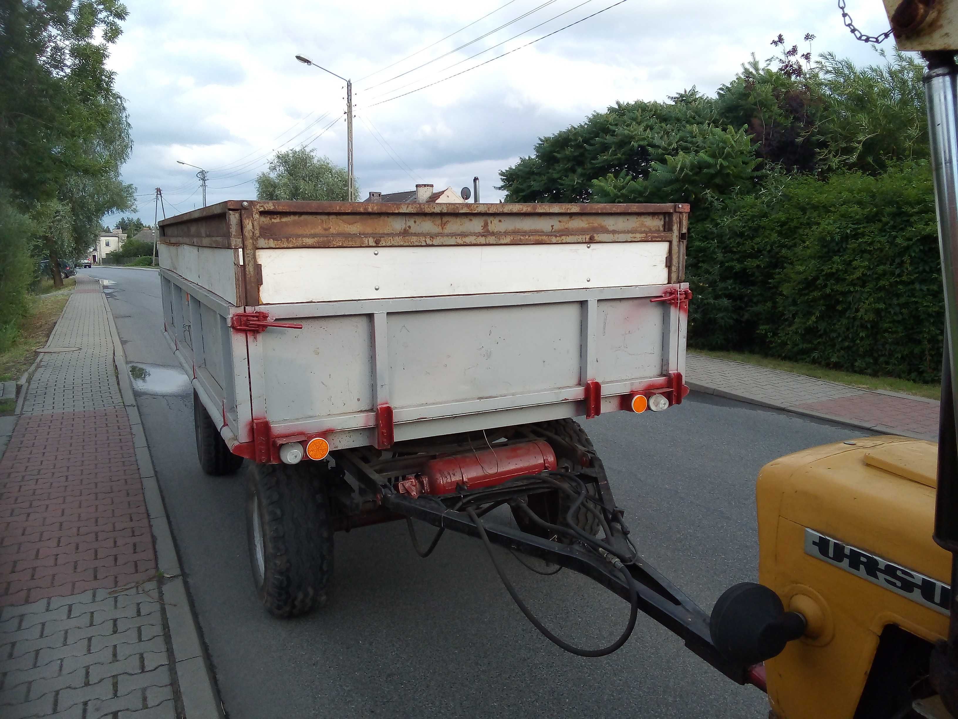 Przyczepa ROLNICZA Meprozet Kościan T 058/1 Wywrota na dwie strony